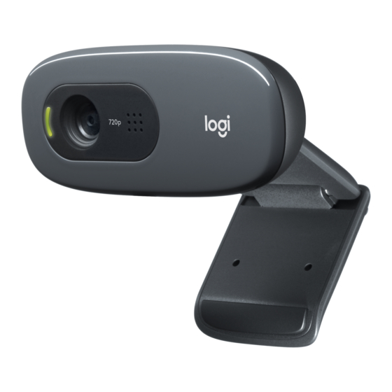 Logitech C270 Mode D'emploi