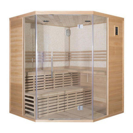 SNO SAUNA TRADITIONNEL POUR INTERIEUR Manuel D'utilisation