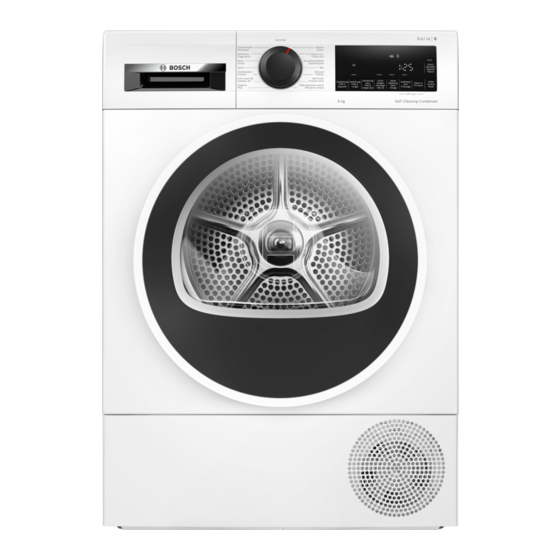 Bosch WQG245D4FG Manuel D'utilisation Et Notice D'installation