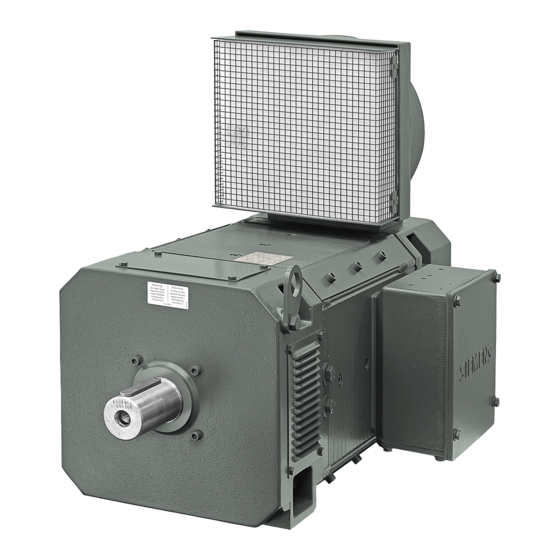 Siemens SIMOTICS DC 1GG6 Instructions De Service / Instruction De Montage