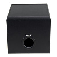 Klipsch ProMedia 2.1 Mode D'emploi