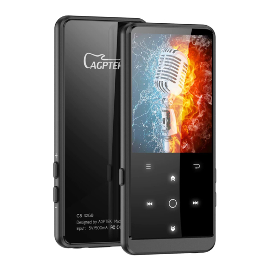AGPtek C8 Mode D'emploi