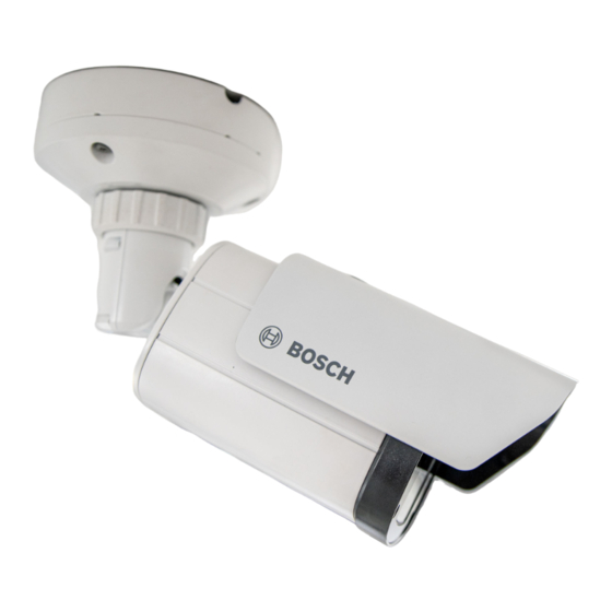 Bosch AVIOTEC 8000i IR Mise En Service