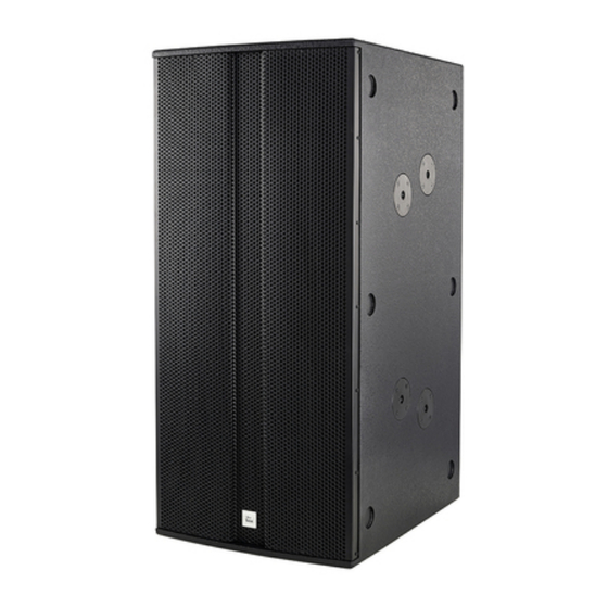 thomann the box pro TP218/1600 A Notice D'utilisation