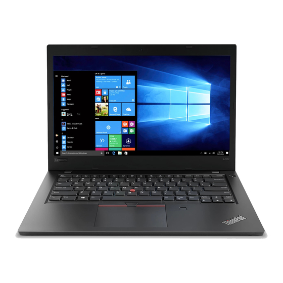 Lenovo ThinkPad L480 Guide D'utilisation