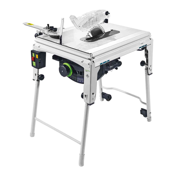 Festool TKS 80 EBS Notice D'utilisation D'origine