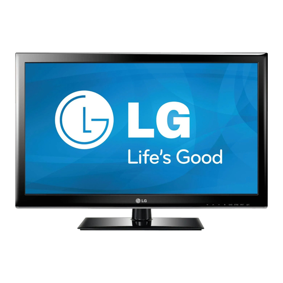 LG 42LM3400 Manuel D'utilisation