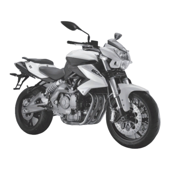 Benelli BN600R Manuel D'utilisateur