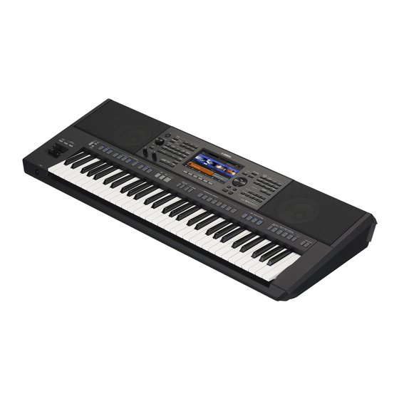 Yamaha PSR-SX920 Manuel De Référence