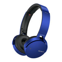 Sony MDR-XB650BT Guide D'aide