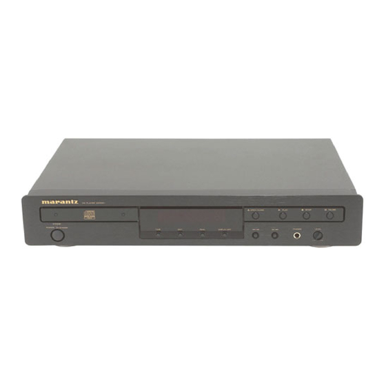 Marantz CD 5001 Mode D'emploi