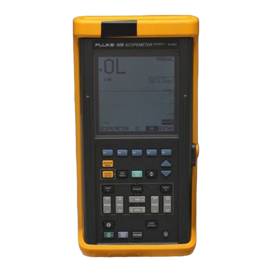 Fluke 92B Manuels