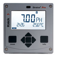 Knick Stratos Pro A201MSCONDI Manuel Utilisateur