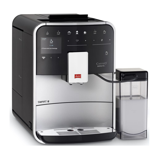 Melitta BARISTA Smart T Mode D'emploi