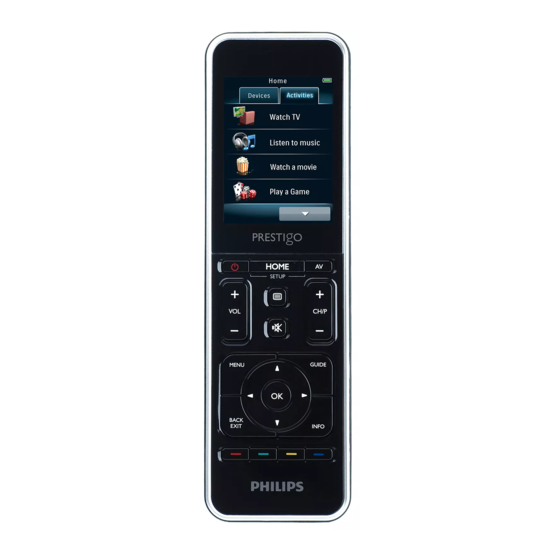 Philips Prestigo SRT9320 Mode D'emploi