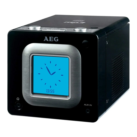 AEG SRC 4325 CD Mode D'emploi