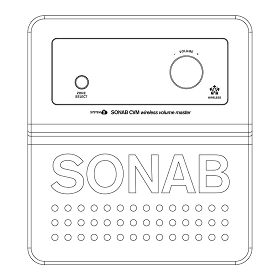 Sonab System 9 CVM Manuel D'utilisation