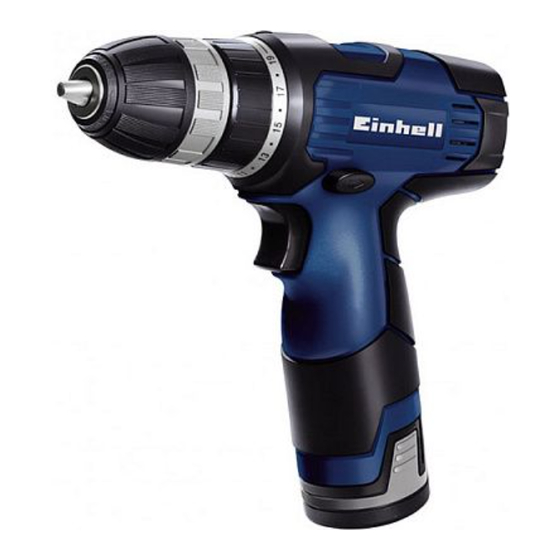 EINHELL BT-CD 12-2 Li Instructions D'origine