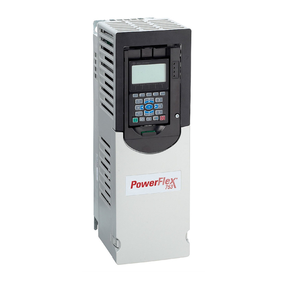 Allen-Bradley PowerFlex 750 Serie Guide De Mise En Route