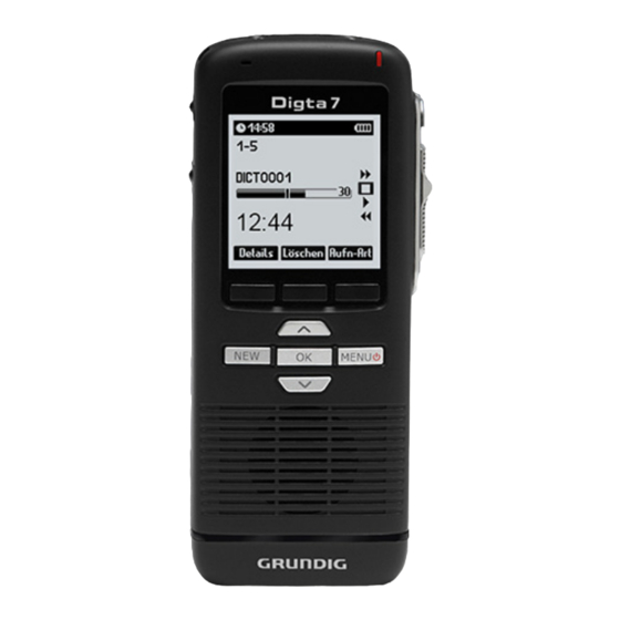 Grundig Digta 7 Notice D'utilisation