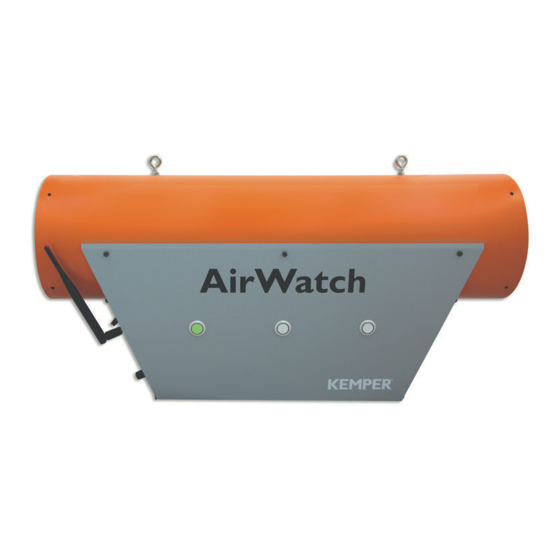 Kemper AirWatch Mode D'emploi