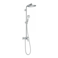 Hansgrohe Crometta E 240 1jet Showerpipe 27932000 Mode D'emploi / Instructions De Montage