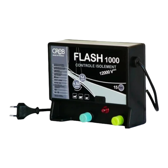 CREB FLASH 1000 Mode D'emploi Et D'installation