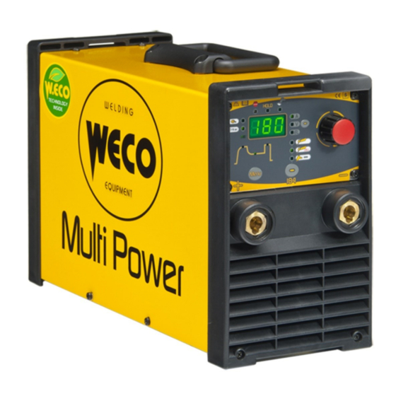 Weco Multi Power 184 Guide D'utilisation