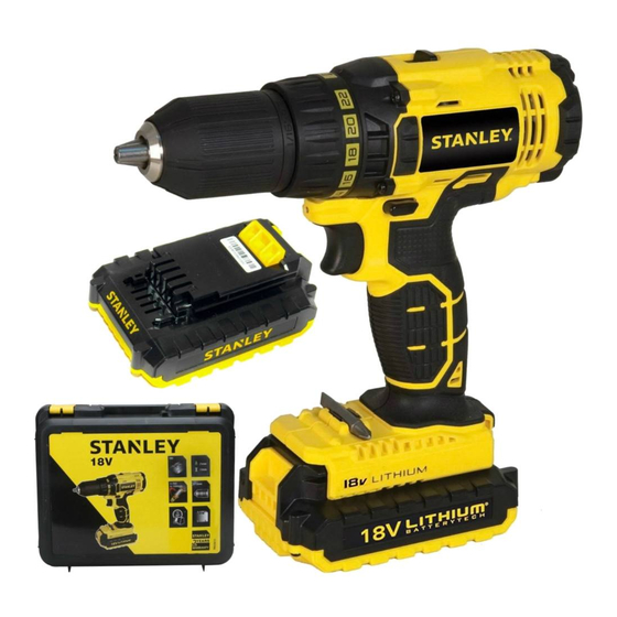 Stanley SCD201 Mode D'emploi