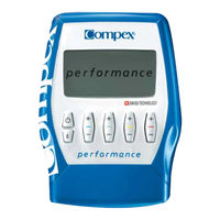 Compex performance US Guide De Démarrage Rapide