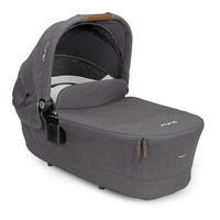 Nuna triv carry cot Mode D'emploi