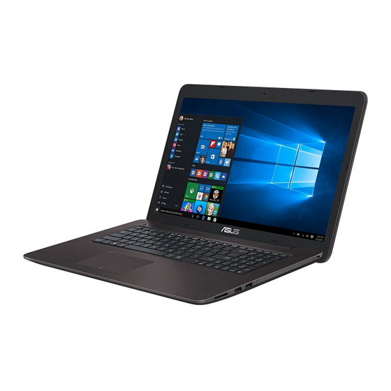 Asus K756UX-T4166T Manuel Électronique