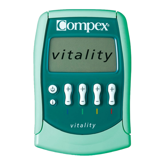 Compex Vitality Manuels