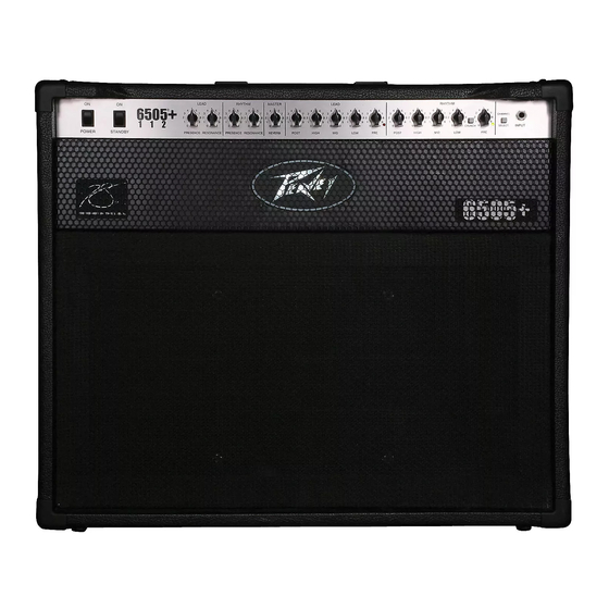 Peavey 6505+112 Combo Mode D'emploi