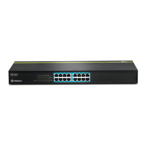 TRENDnet TPE-T160H Guide D'installation Rapide