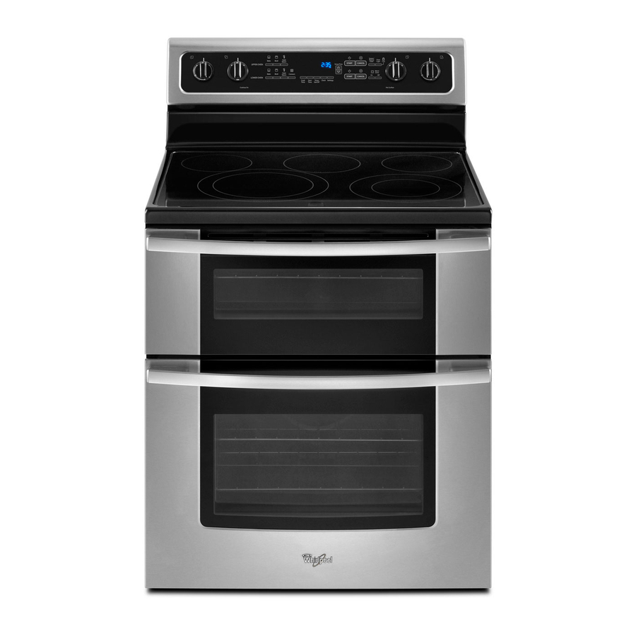 Whirlpool GGE388LX Guide D'utilisation Et D'entretien