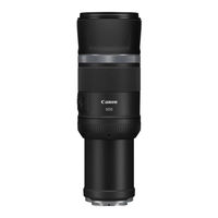 Canon RF 600mm F11 IS STM Mode D'emploi