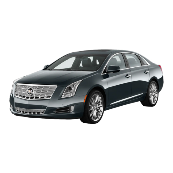 Cadillac XTS 2013 Guide Du Propriétaire