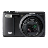 Ricoh CX5 Mode D'emploi