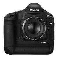 Canon EOS-1 D Mark IV Mode D'emploi