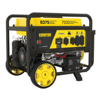 Champion Global Power Equipment 100806 Manuel De L'opérateur