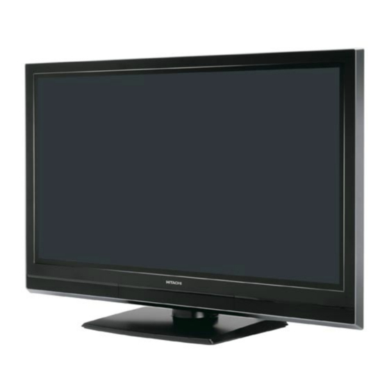 Hitachi P50T01 Manuel Utilisateur