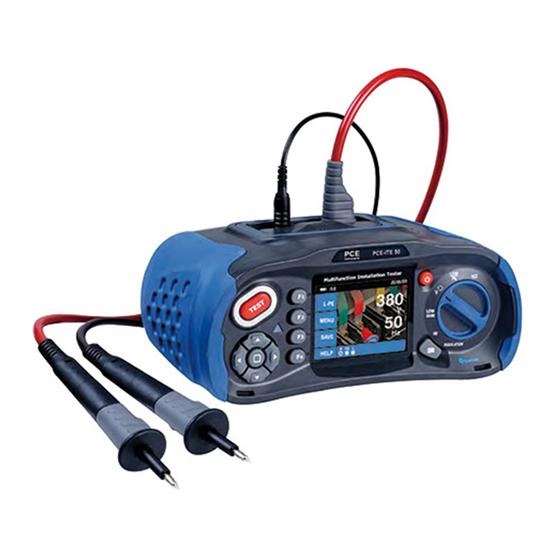PCE Instruments PCE-ITE 50 Manuel D'utilisation