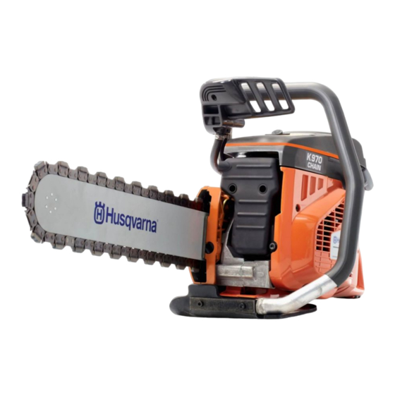 Husqvarna K970 II Chain Manuel D'utilisation