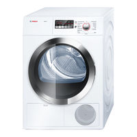 Bosch WTB86202UC Manuel D'utilisation Et D'entretien