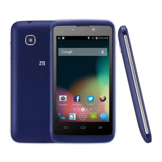 ZTE Kis 3 Guide De Démarrage Rapide