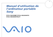 Sony VAIO PCG-R600HFP Manuel D'utilisation