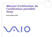 Sony VAIO PCG-GRV Série Manuel D'utilisation