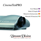 DREAMVISION CinemaTenPRO Mode D'emploi