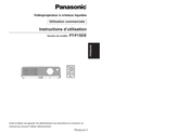 Panasonic PT-P1SDE Instructions D'utilisation